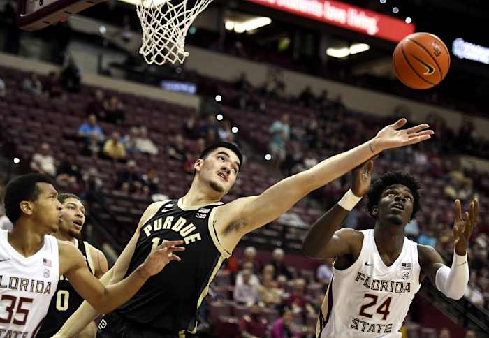 Zach Edey vs Florida State